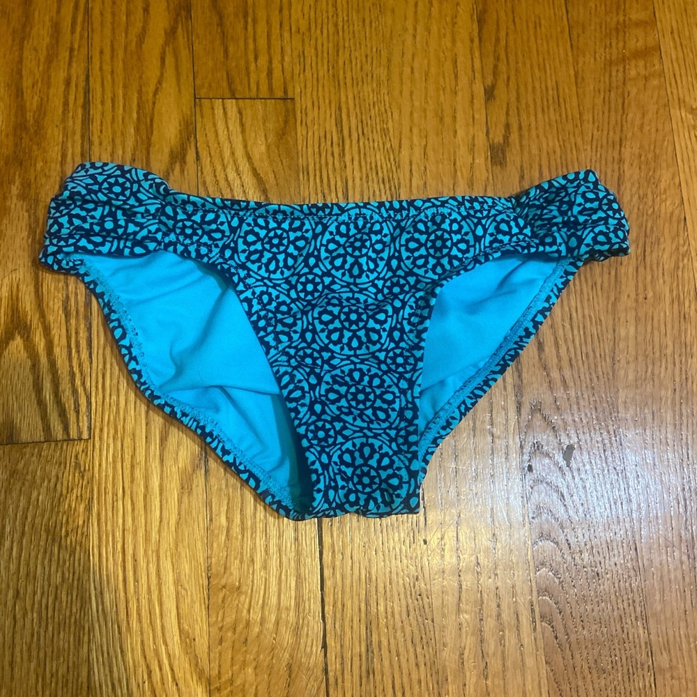 Tommy Hilfiger Blue and Black Bikini Bottom